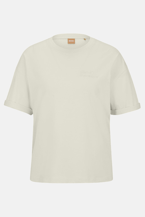 ΜΠΛΟΥΖΑ T-SHIRT BOSS - 118 ΕΚΡΟΥ